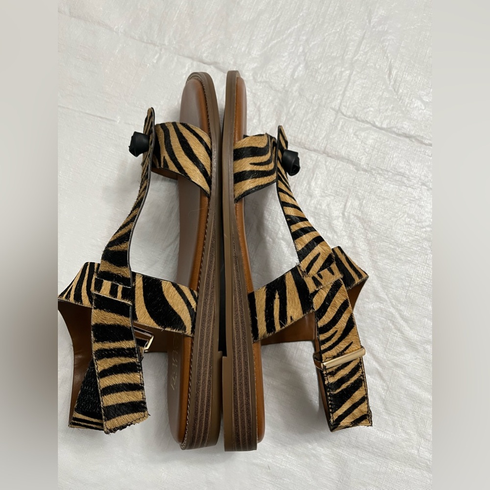Franco Sarto Glenni safari zebra sandals - Picture 8 of 11
